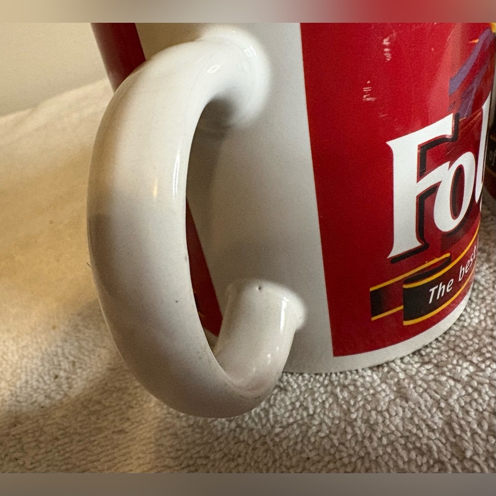 VTG FOLGERS Mountain Grown COFFEE MUGS-2 "The Best Part If Waking Up" PROMO - Picture 6 of 8